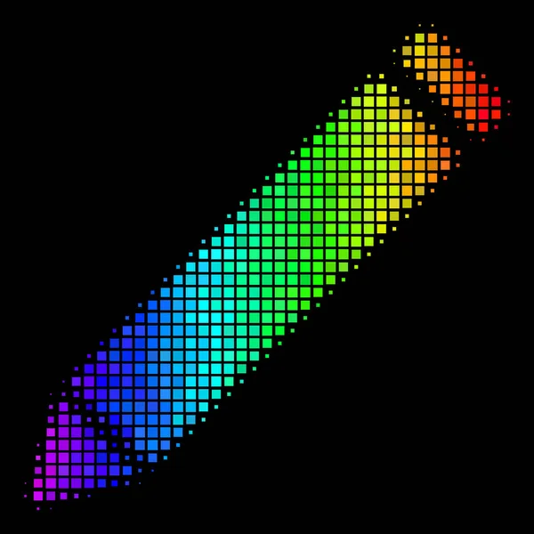 Gekleurde stip bewerken potloodpictogram — Stockvector