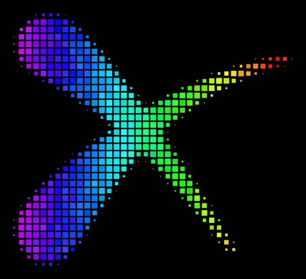 Icono de borrado de punto de color — Vector de stock