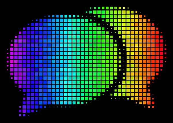 Ikonę Czat Forum kolorowych pikseli — Wektor stockowy