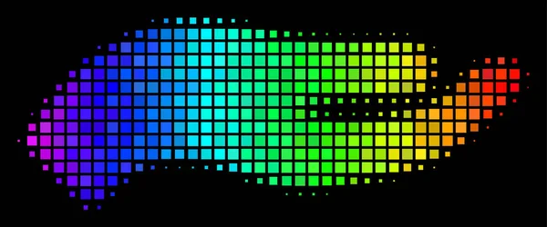 Ikona ruky Dot spektra — Stockový vektor