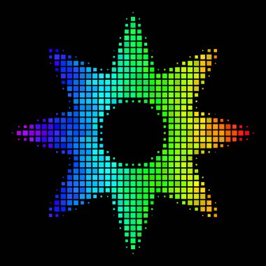 Gökkuşağı nokta yeni yıldız simgesi