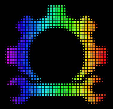 Renkli nokta hizmet araçlar simgesi