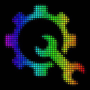 Parlak nokta hizmet araçlar simgesi