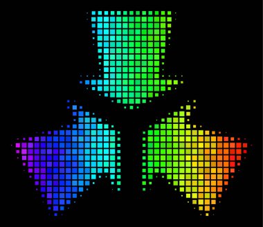 Renkli noktayı Shrink ok simgesi