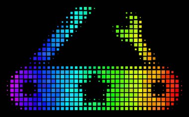 Renkli piksel evrensel Multitool bıçak simgesi