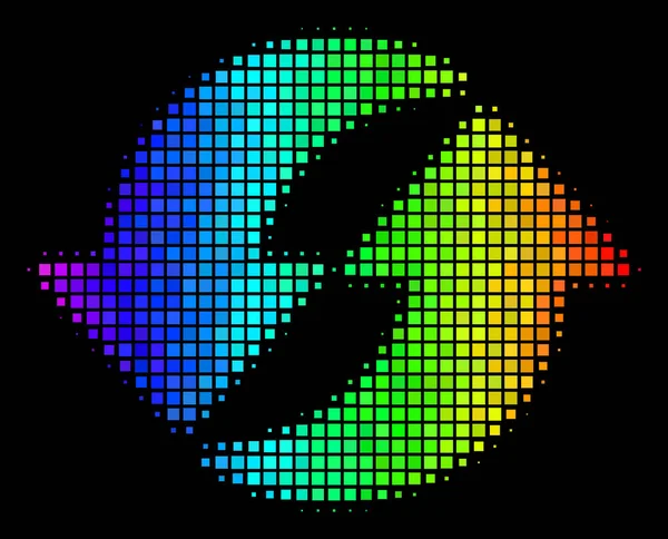 Widmowy kolorowych pikseli odświeżanie ikony — Wektor stockowy