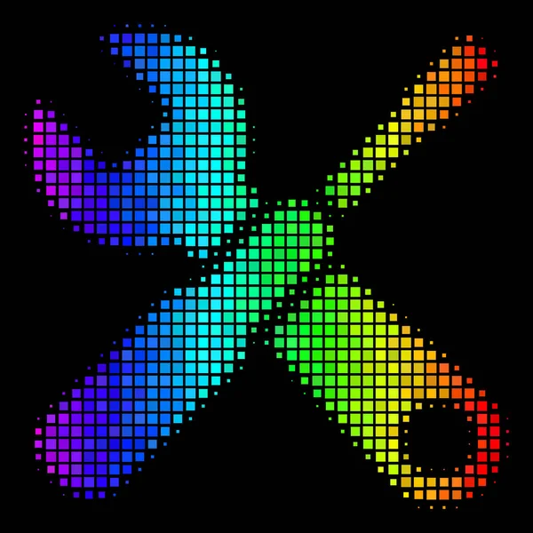 Rainbow Dot Herramientas icono — Archivo Imágenes Vectoriales