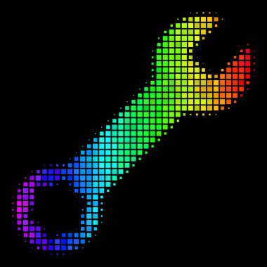 Renkli noktayı Wrench kutsal kişilerin resmi