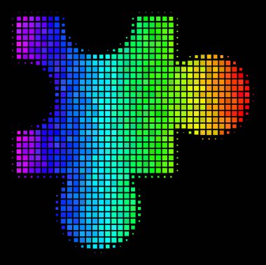 Spektral renkli noktayı eklenti simgesi