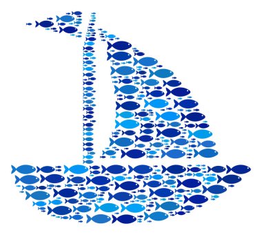 Balık kompozisyon yat