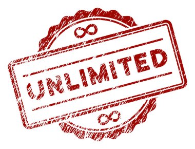 Unlimied damga mühür Grunge dokulu