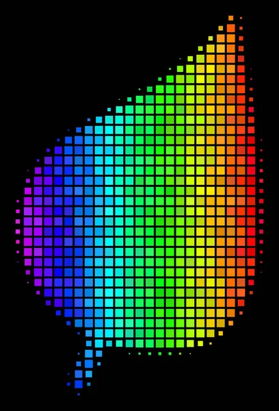 Спектра Dot завод лист значок — стоковый вектор