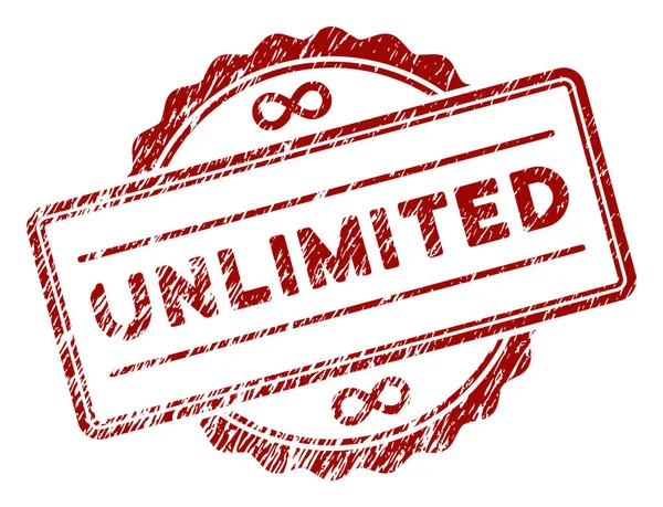 Unlimied damga mühür Grunge dokulu