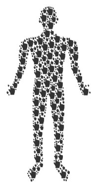 İşaret parmağı adam şekil