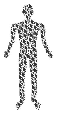 Fare imleci insan figürü