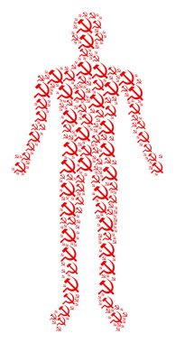 Orak ve çekiç kişi şekil