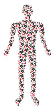 Uzay gemisi adam şekil