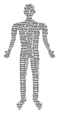 İspanya metin kişi şekil