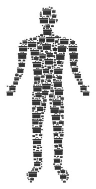 Araç kutusu insan figürü