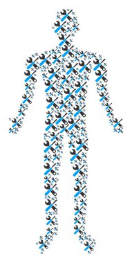 Araçlar insan figürü