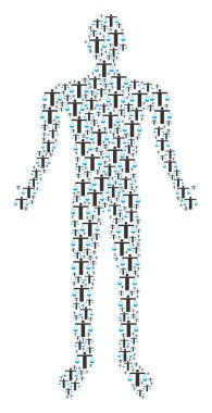 Ağırlık kişi insan figürü karşılaştırma