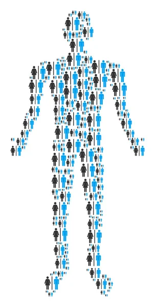 Toilet Persons Person Figure — Stock Vector