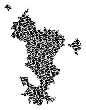 Mayotte Adası harita GSYİH kompozisyon dolar ve daireler