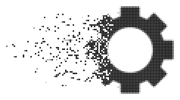 Auflösendes Pixel-Symbol — Stockvektor