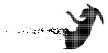 Uzaylı embriyo hareketli piksel simgesi