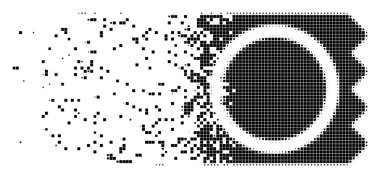 Prezervatif paket taşıma piksel simgesi