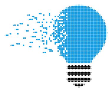 Elektrikli ampul harcanmış piksel simgesi