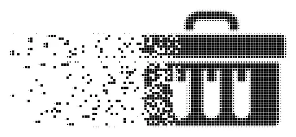 Analyse fragmentiertes Pixel-Symbol — Stockvektor