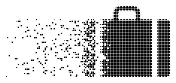Pixel-Ikone geplatzt — Stockvektor