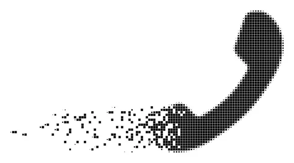 Verstreutes Pixel-Symbol aufrufen — Stockvektor