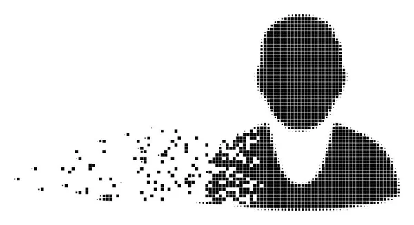 Клієнт розчинених піксель ікони — стоковий вектор