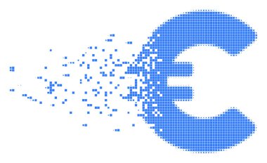 Euro hareket piksel simgesi