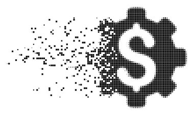 Endüstriyel sermaye toz piksel simgesi