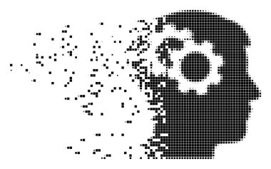 Pixel simgesi eriterek akıl dişliler