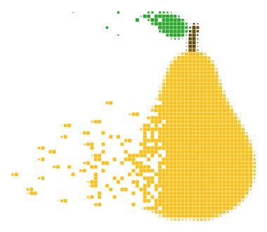 Pixel simgesi kırık armut