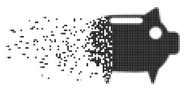 Kumbara hareketli piksel simgesi