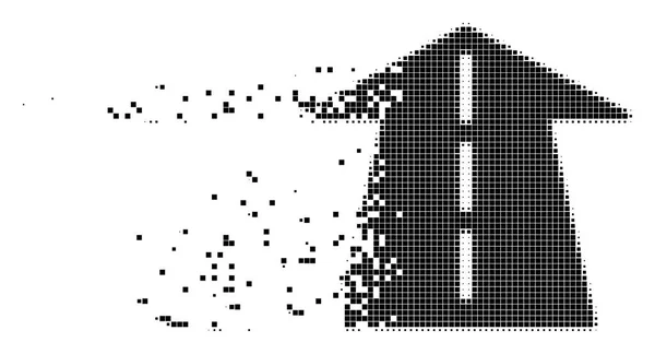 Пиксельная икона будущего — стоковый вектор