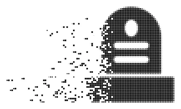 Grab bewegliches Pixelsymbol — Stockvektor