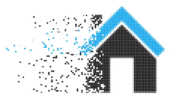 Home Icona pixel in movimento — Vettoriale Stock