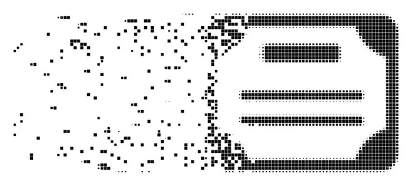 Lizenz zersetzendes Pixel-Symbol — Stockvektor