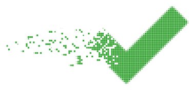 Evet kırık piksel simgesi