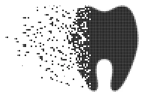 Diş rendelenmiş piksel simgesi — Stok Vektör