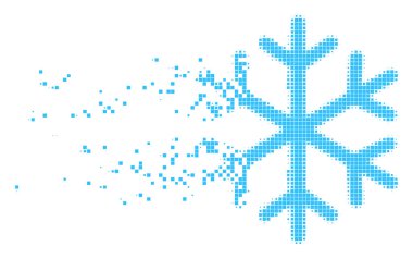 Kar tanesi çözünmüş piksel simgesi