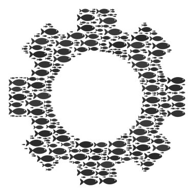 Balık kompozisyon dişli