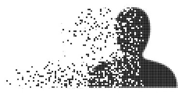 İstemci hasarlı piksel simgesi