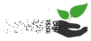 Pixel simgesi eriterek çevre başlangıç el